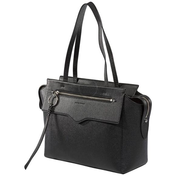 Rebecca Minkoff Large Leather Tote Black New - Picture 6 of 11